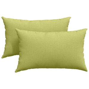 vidaXL Cuscini da Divano 2 pcs Verde chiaro 50 x 30 cm Tessuto
