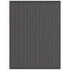 vidaXL Zerbino a Strisce Nere e Grigie 90x120 cm