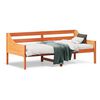 vidaXL Dormeuse senza Materasso Marrone Cera 90x190 cm Legno di Pino