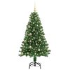vidaXL Albero di Natale artificiale con 150 LED Verde 150 cm