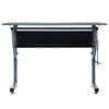 vidaXL Tavolo da disegno Nero 110 x 60 x 87 cm Truciolare