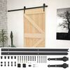 vidaXL Porta scorrevole 80 x 210 cm Legno Massello di Pino