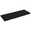vidaXL Ripiano Marrone Scuro 160x60x(2-6) cm Massello Rovere Trattato