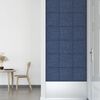 vidaXL Pannelli Murali 12 pz Blu 30x30 cm in Tessuto 1,08 m²