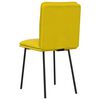vidaXL Sedie da Pranzo 2 pz Gialle in Velluto