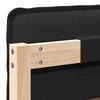 vidaXL Testiera imbottita Naturale e Nero 90 cm Pino massello