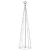 vidaXL Albero di Natale a Cono con 400 LED Colorato 100x360 cm