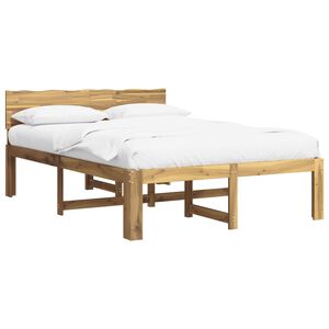 vidaXL Letto matrimoniale con testiera ROSTOCK Bianco 160 x 200 cm