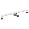 vidaXL Scolascale per doccia a 360&deg; con modello slim Argento 80 cm