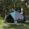 vidaXL Tenda Teepee con tetto Blu e Grigio 490 x 410 x 210 cm