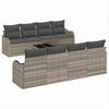 vidaXL Set Divano da Giardino 9 pz 8-Numero di posti