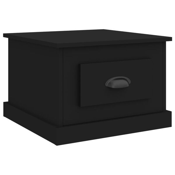 vidaXL Tavolino da Salotto Nero 50x50x35 cm in Legno Multistrato