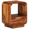 vidaXL Comodino con Cassetto in Legno Massello di Acacia 40x30x50 cm
