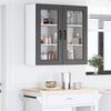 vidaXL Mobile da cucina 2 pcs Nero 40 x 31 x 80 cm Legno multistrato