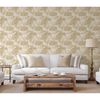 DUTCH WALLCOVERINGS Carta da Parati "Tropical" Beige e Oro