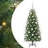 vidaXL Albero di Natale artificiale con 150 LED Verde 120 cm PE e PVC