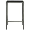 vidaXL Set da Bar da Giardino 5 pz con Cuscini in Polyrattan Grigio
