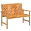 vidaXL Panca da Giardino 109 cm in Legno Massello di Acacia
