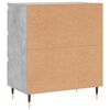 vidaXL Credenza Grigio Cemento 60x35x70 cm in Legno Multistrato