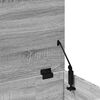 vidaXL Contenitore Grigio Sonoma 100x42x46 cm Legno Multistrato