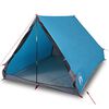 vidaXL Tenda da Campeggio Telaio ad A per 2 Persone Blu Impermeabile