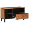 vidaXL Mobile TV con cassetto Finitura Marrone Acacia 80 x 33 x 46 cm