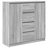 vidaXL Credenza con Cassetti Grigio Sonoma 100,5x35x98,5 cm Truciolato