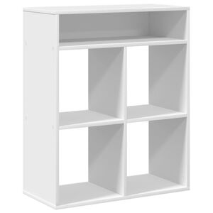 vidaXL Libreria Bianca 66x31x80 cm in Legno Multistrato