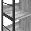 vidaXL Libreria Grigio Sonoma 102 x 32 x 72,5 cm Legno multistrato