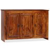 vidaXL Credenza in Legno Massello di Acacia 115x35x75 cm