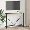 vidaXL Tavolo consolle Rovere artigianale 102 x 23 x 75 cm