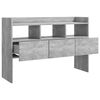 vidaXL Credenza Grigio Cemento 105x30x70 cm in Legno Multistrato
