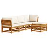 vidaXL Set Salotto da Giardino 6 pz con Cuscini in Massello di Acacia