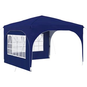 vidaXL Tenda per feste a pop-up 290 x 290 x 245 cm Blu