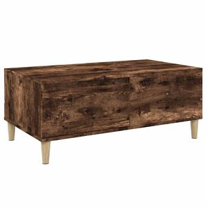 vidaXL Tavolino da Salotto Rovere Fumo 90x50x36,5 cm Legno Multistrato