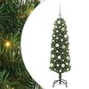 vidaXL Albero di Natale artificiale con 150 LED Verde 120 cm