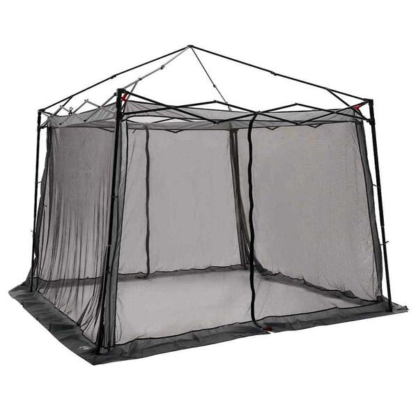 vidaXL Tenda interna Grigio e arancione 303 x 303 x 196 cm taffet&agrave;