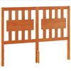 vidaXL Testiera Marrone Cera 135 cm in Legno Massello di Pino