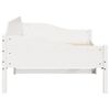 vidaXL Letto senza Materasso Bianco 90x200 cm Legno Massello di Pino