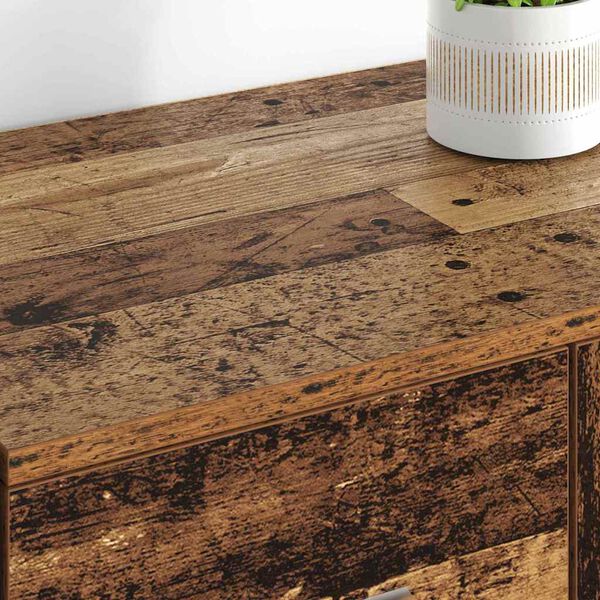 vidaXL Sideboards Corona 2 pcs Legno vecchio 59 x 39 x 80 cm