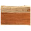 vidaXL Piano Tavolo 70x40x3,8 cm Rettangolare Legno Acacia Bordi Vivi