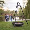RedFire Treppiede per Griglia Nero 172 cm BBQ TRIPOD
