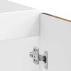 vidaXL Mobiletto per lavabo con porta Porto Marrone 80 x 46 x 81,5 cm