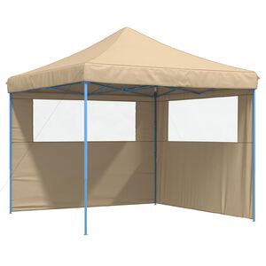vidaXL Tenda Party 292 x 292 x 315 cm Beige Tessuto Oxford