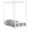 vidaXL Giroletto per Bambini Bianco 90x190cm in Legno Massello di Pino