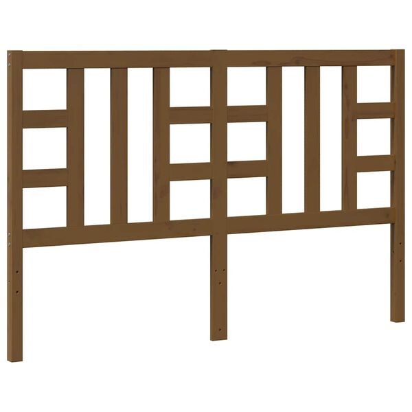 vidaXL Testiera per Letto Ambra 166x4x100 cm in Legno Massello di Pino