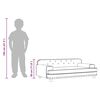 vidaXL Divano per Bambini Grigio Chiaro 90x53x30 cm in Velluto