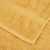 vidaXL Asciugamani Premium SOLUND 10 pz Oro 50x100 cm 600 g/m&sup2;