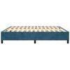 vidaXL Struttura Letto a Rete a Molle Blu Scuro 200x200 cm in Velluto