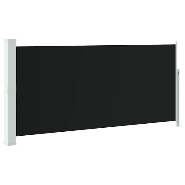 vidaXL Tenda da Sole Laterale Retrattile 140 x 300 cm Nera